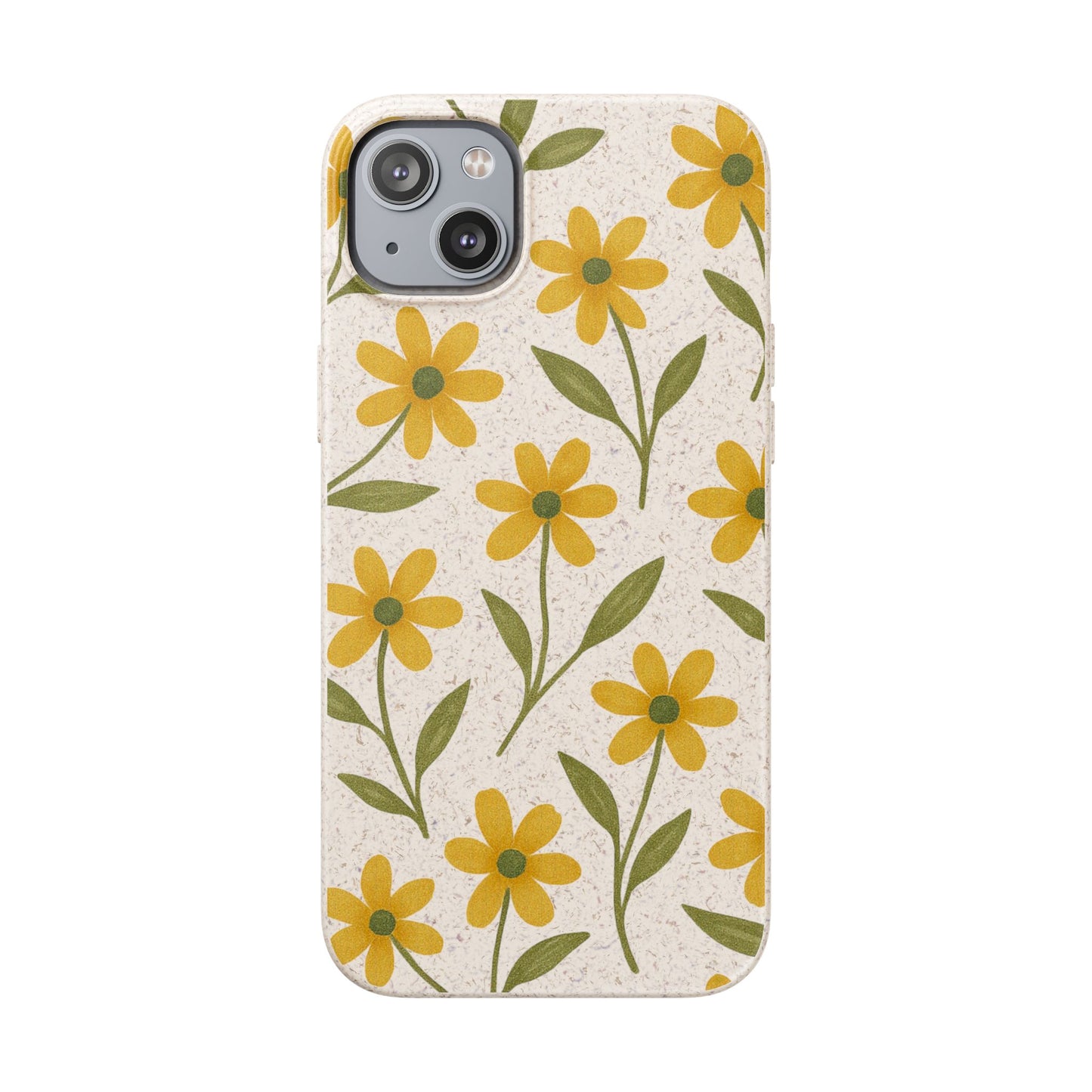 Meadow Bloom Biodegradable Phone Case - Marigold