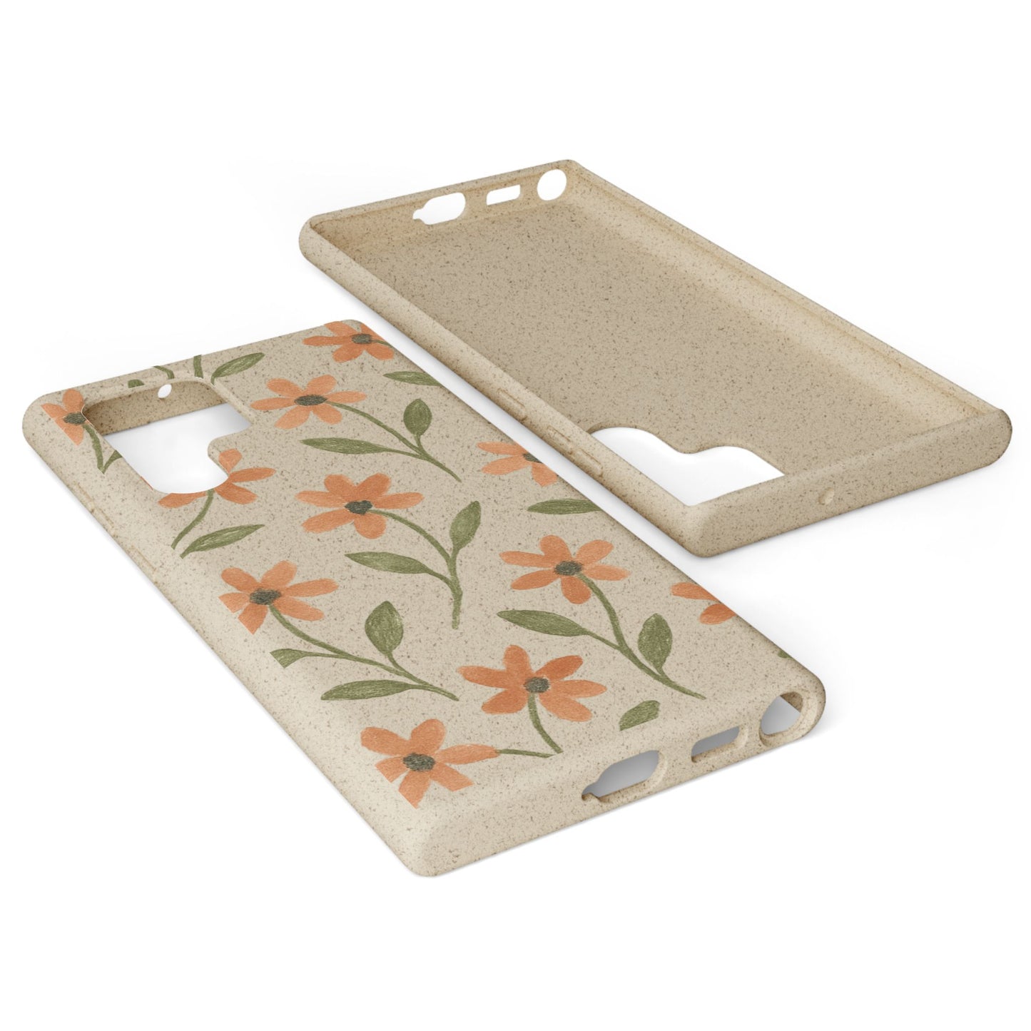 Floral Phone Case - Biodegradable Protective Cover
