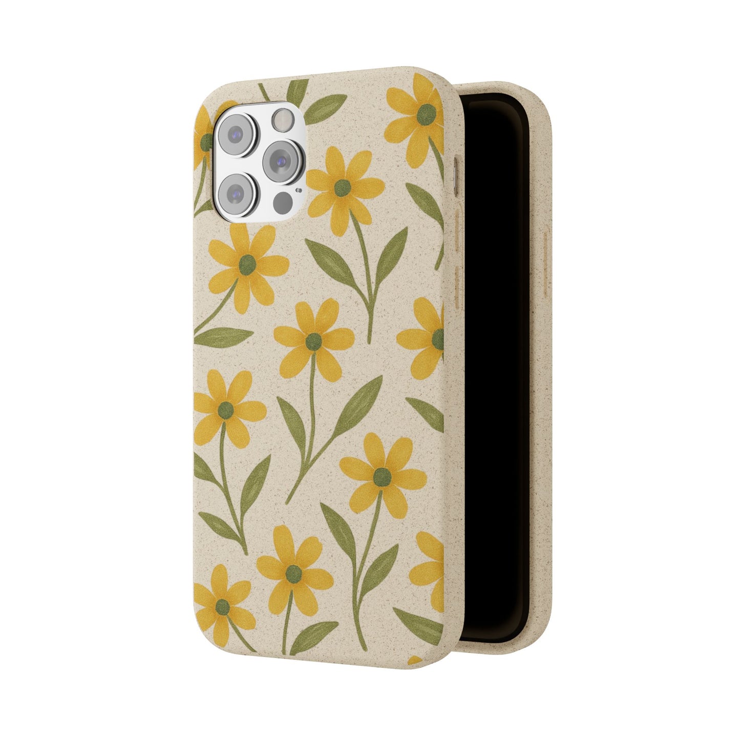 Meadow Bloom Biodegradable Phone Case - Marigold