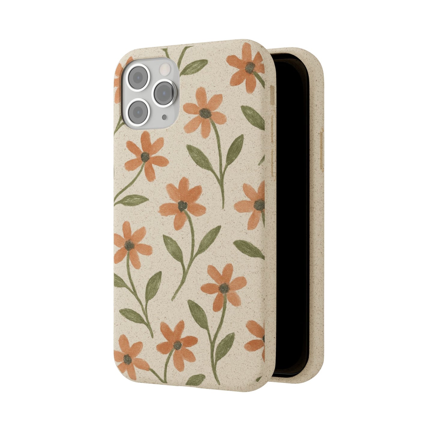 Floral Phone Case - Biodegradable Protective Cover