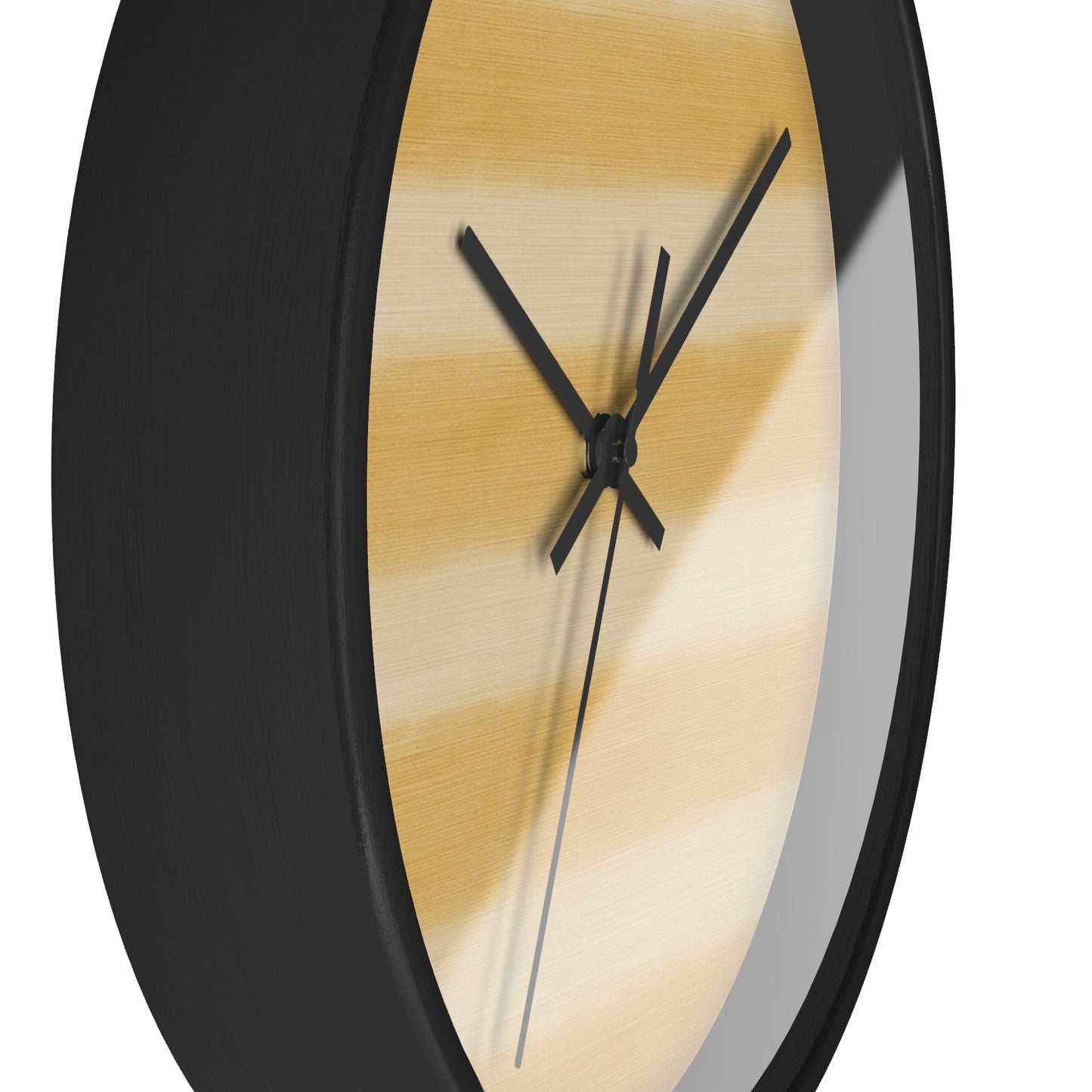 Loom Light Stripes Wall Clock – Ochre Fade