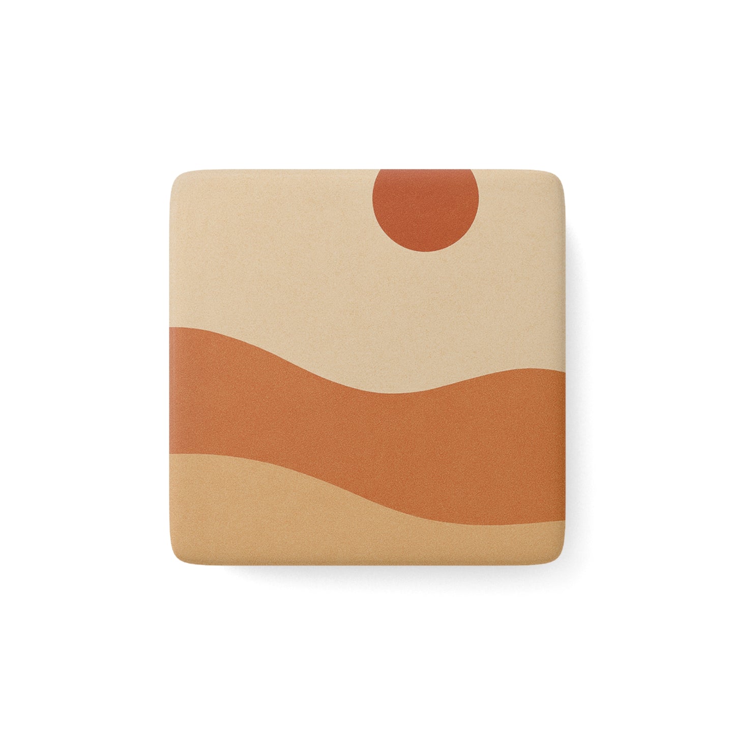Porcelain Square Magnet -