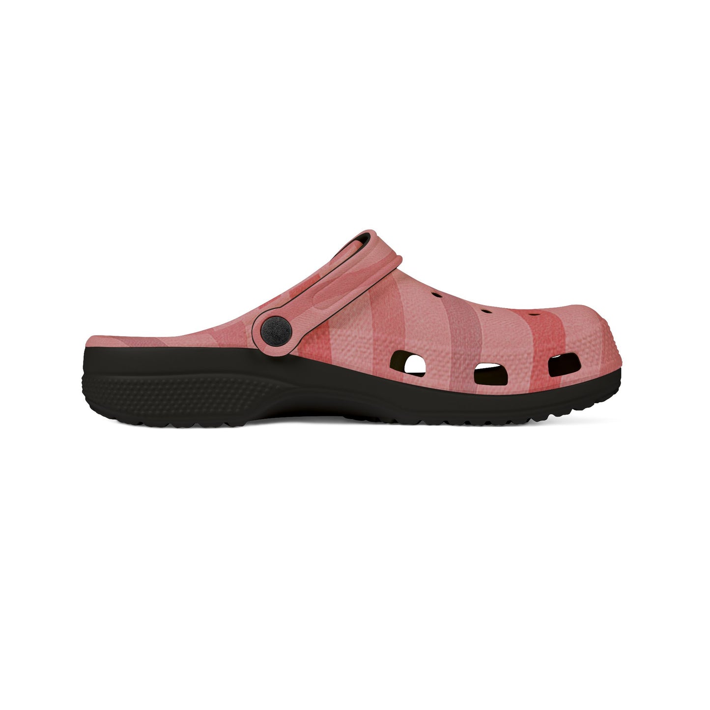 Wavy Stride – Clogs (Crimson Drift) Foam Rubber Shoes
