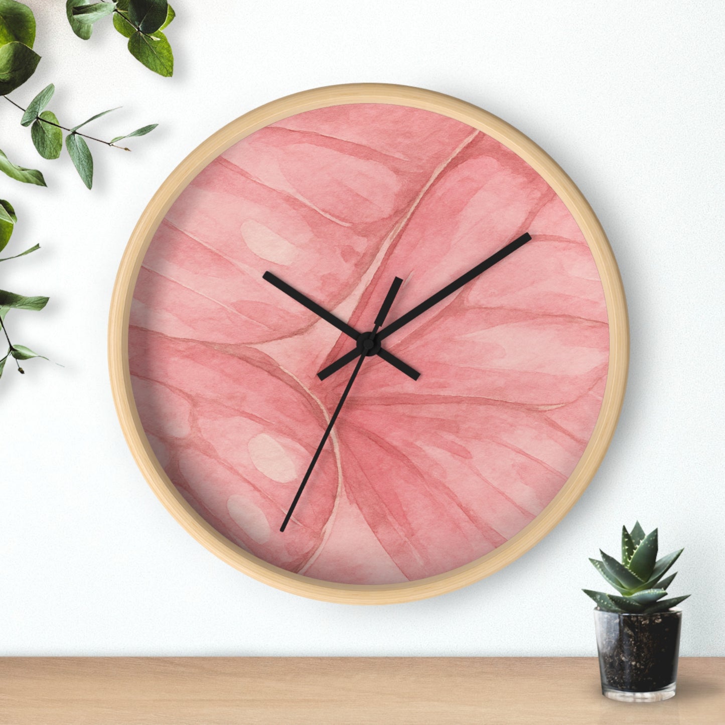 Petal Drift Wall Clock
