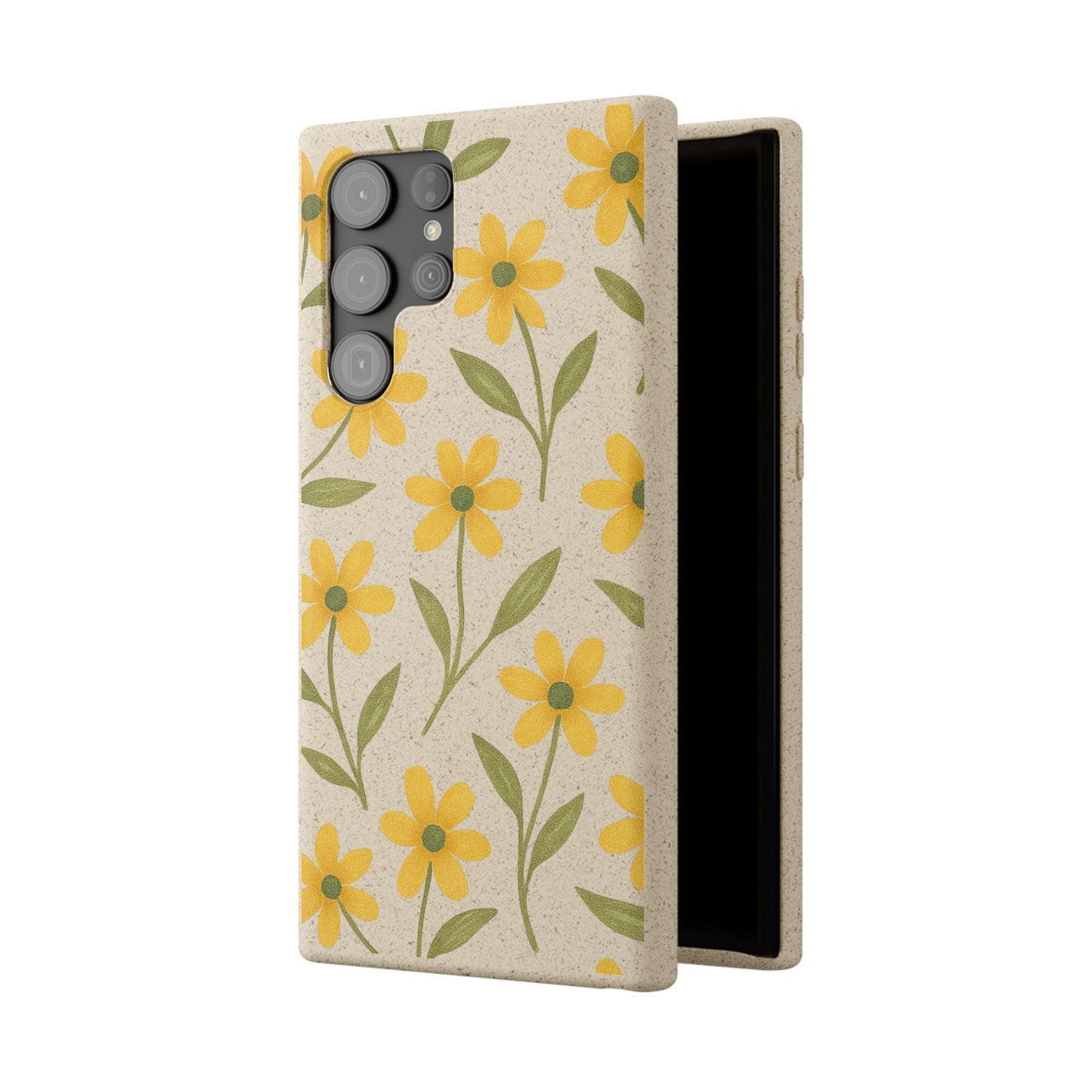 Meadow Bloom Biodegradable Phone Case - Marigold
