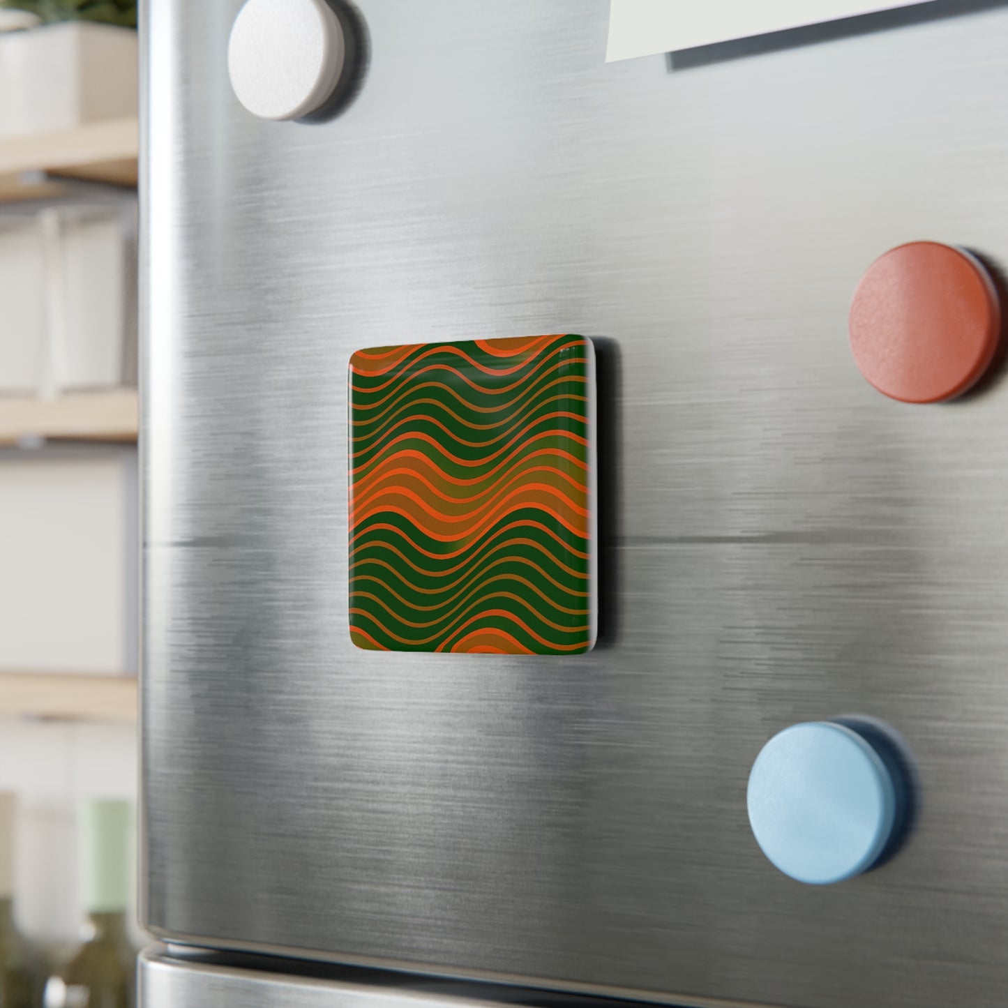 Porcelain Square Magnet -