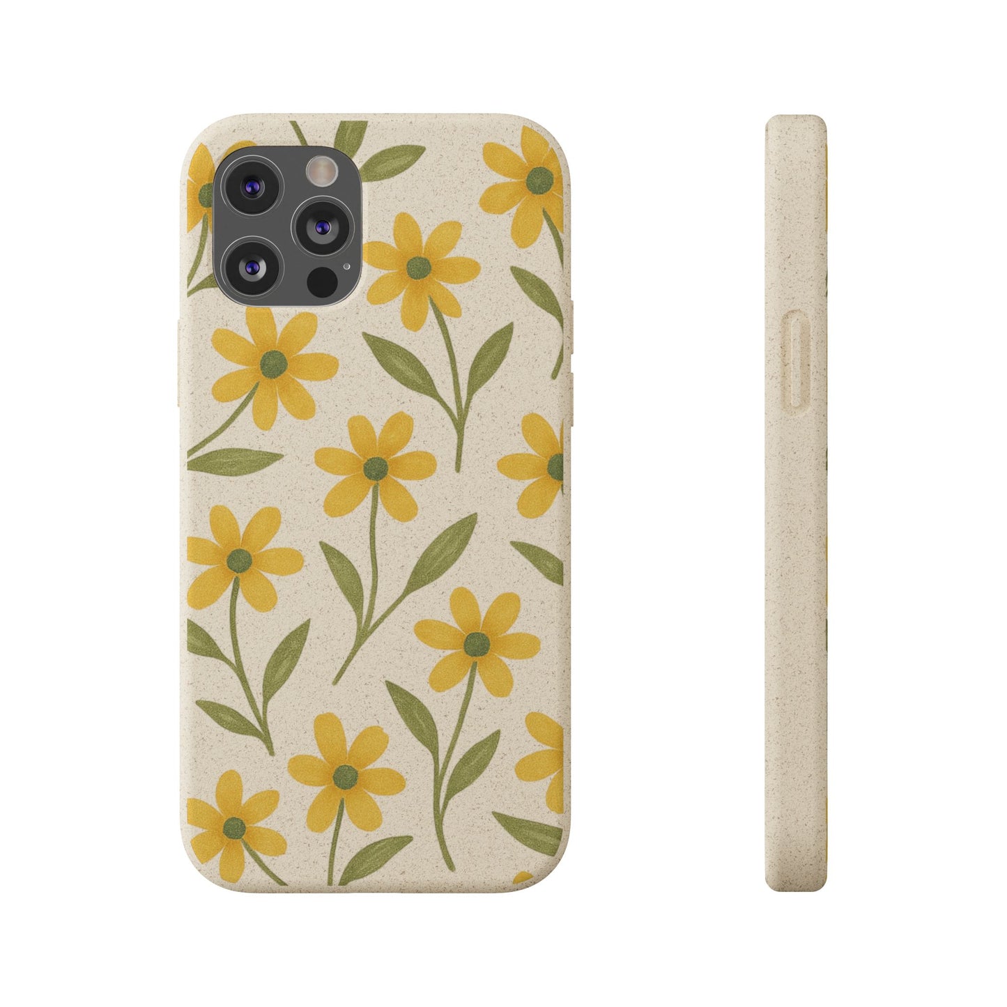 Meadow Bloom Biodegradable Phone Case - Marigold