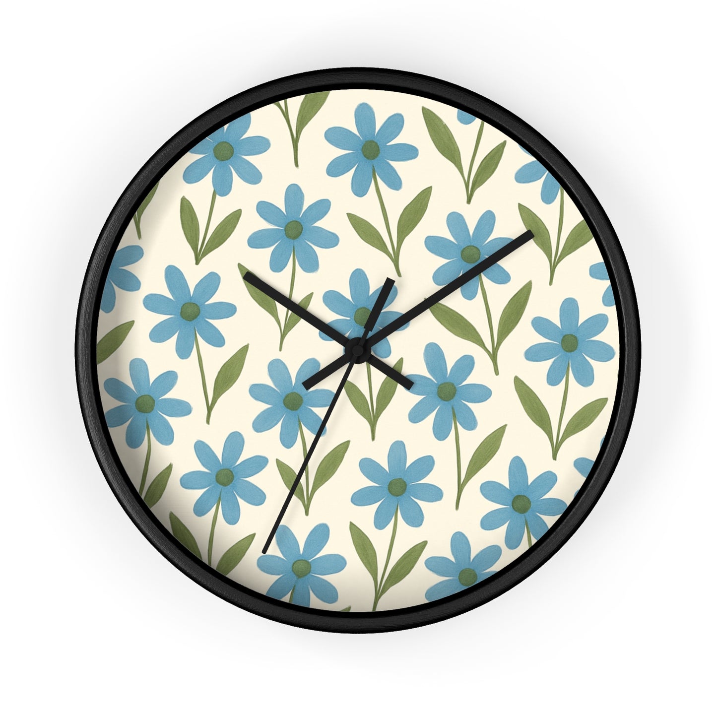 Meadow Bloom - Wall Clock - Bluebell