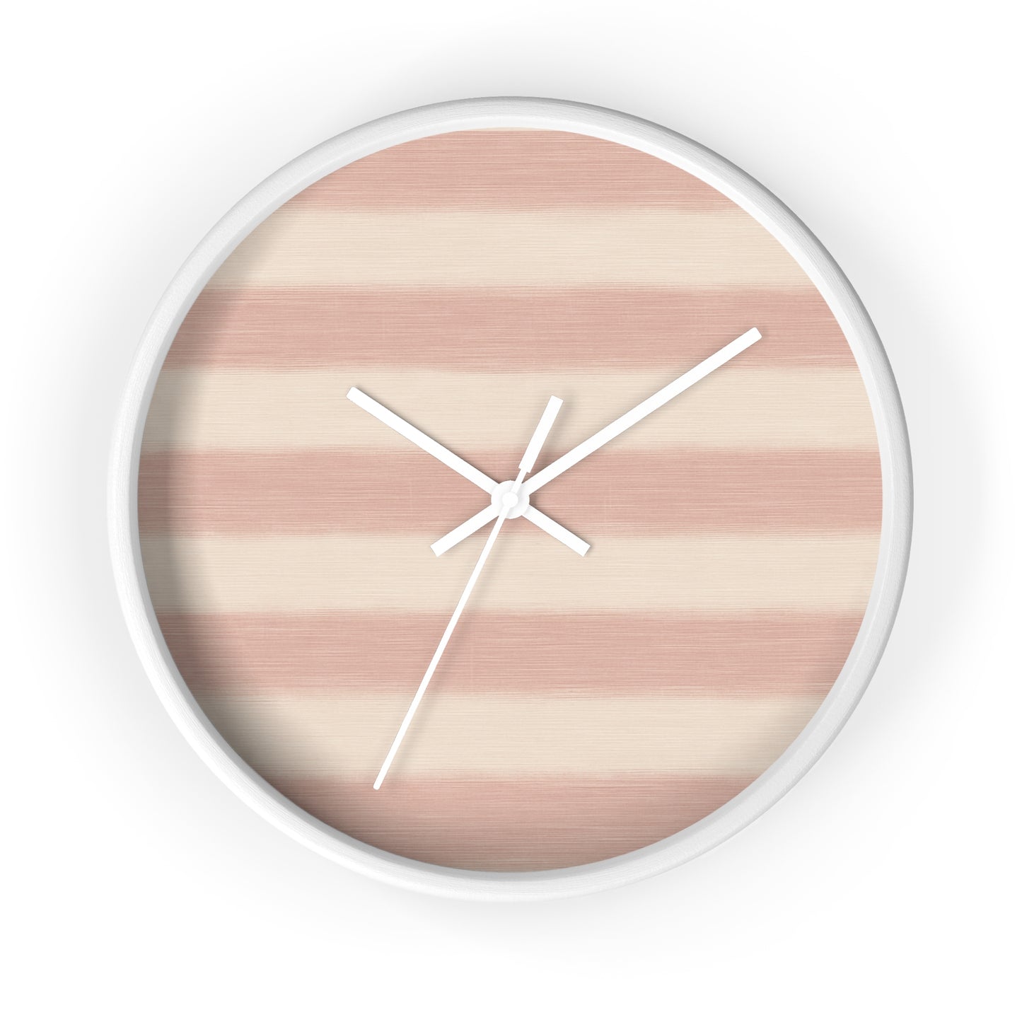 Loom Light Stripes Wall Clock – Rose Fade