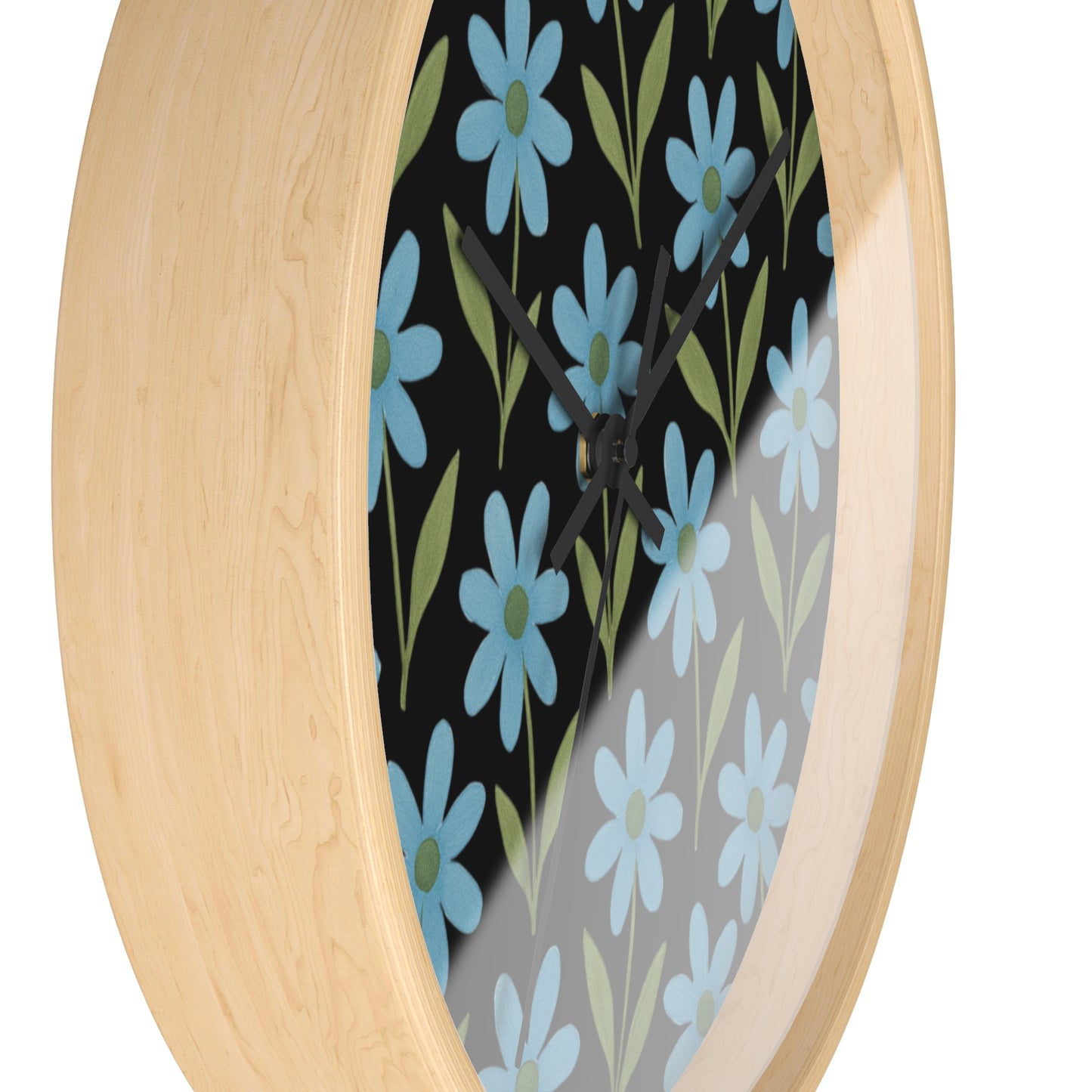 Meadow Bloom - Wall Clock - Bluebell