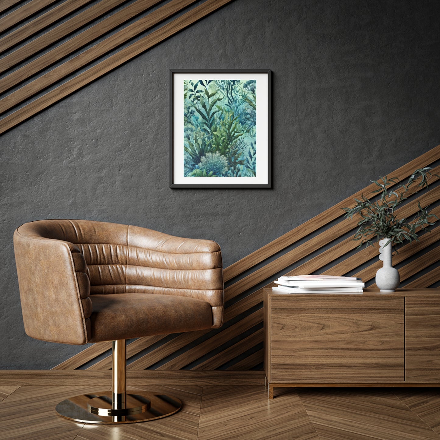 Framed Poster - Matte Finish Art for Coastal Decor