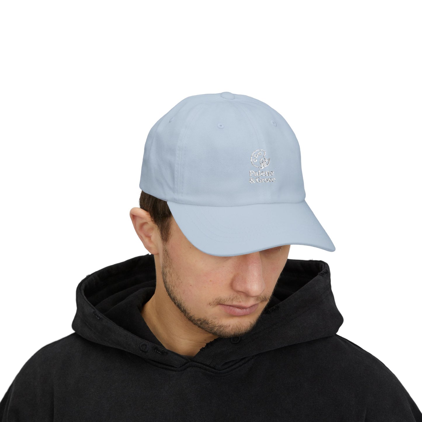 Palette & Grove White Logo Classic Dad Cap