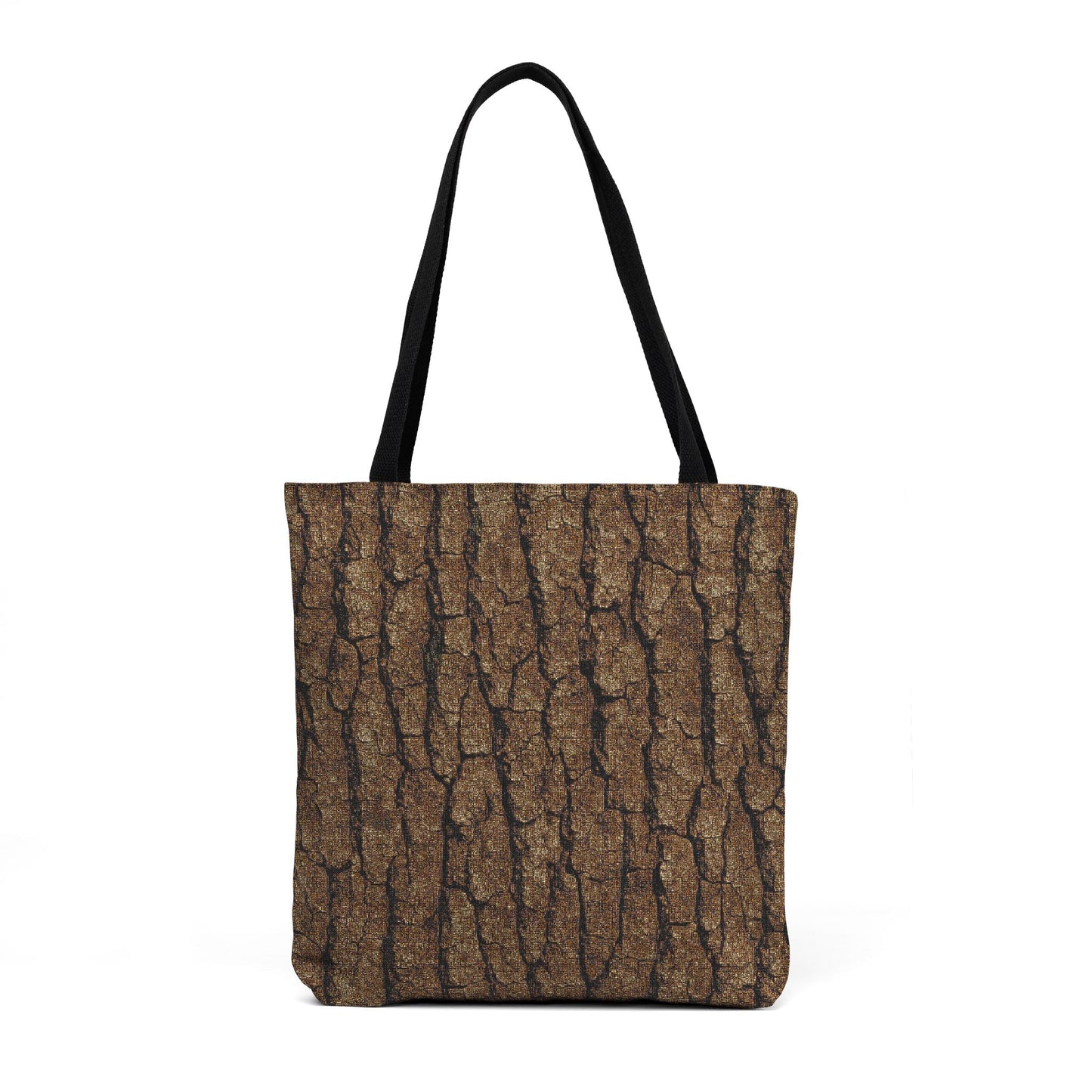 Tree Bark Camouflage Woven Tote