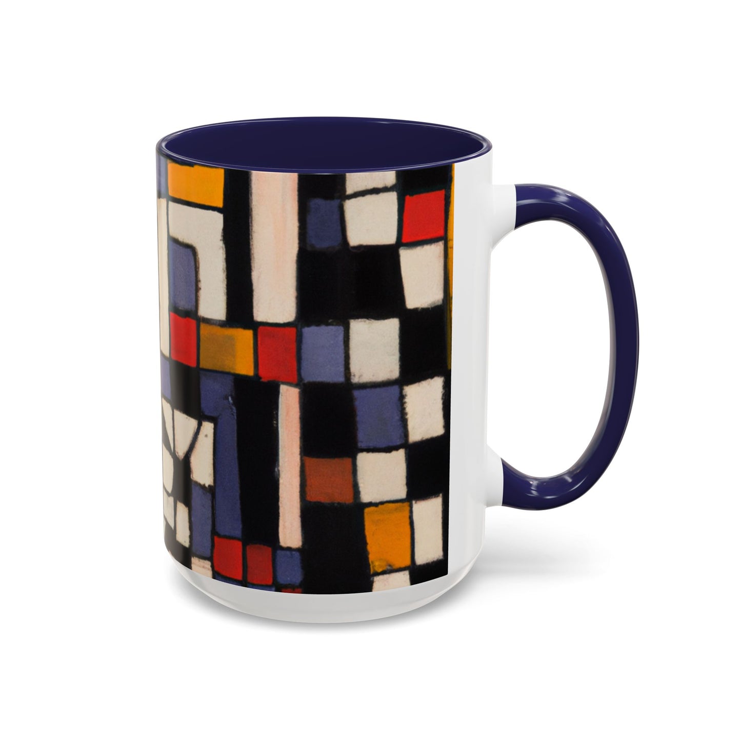 Modern Blocks Accent Coffee Mug, 11oz