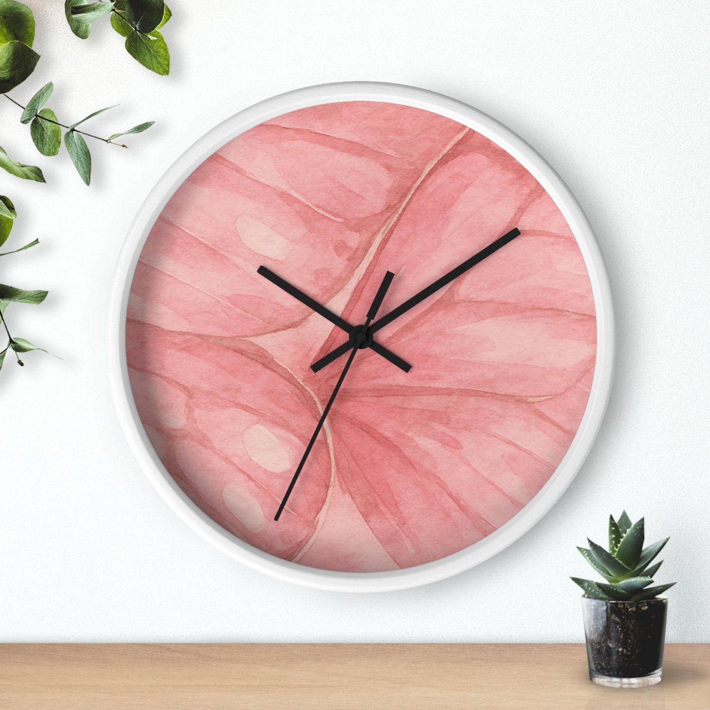 Petal Drift Wall Clock