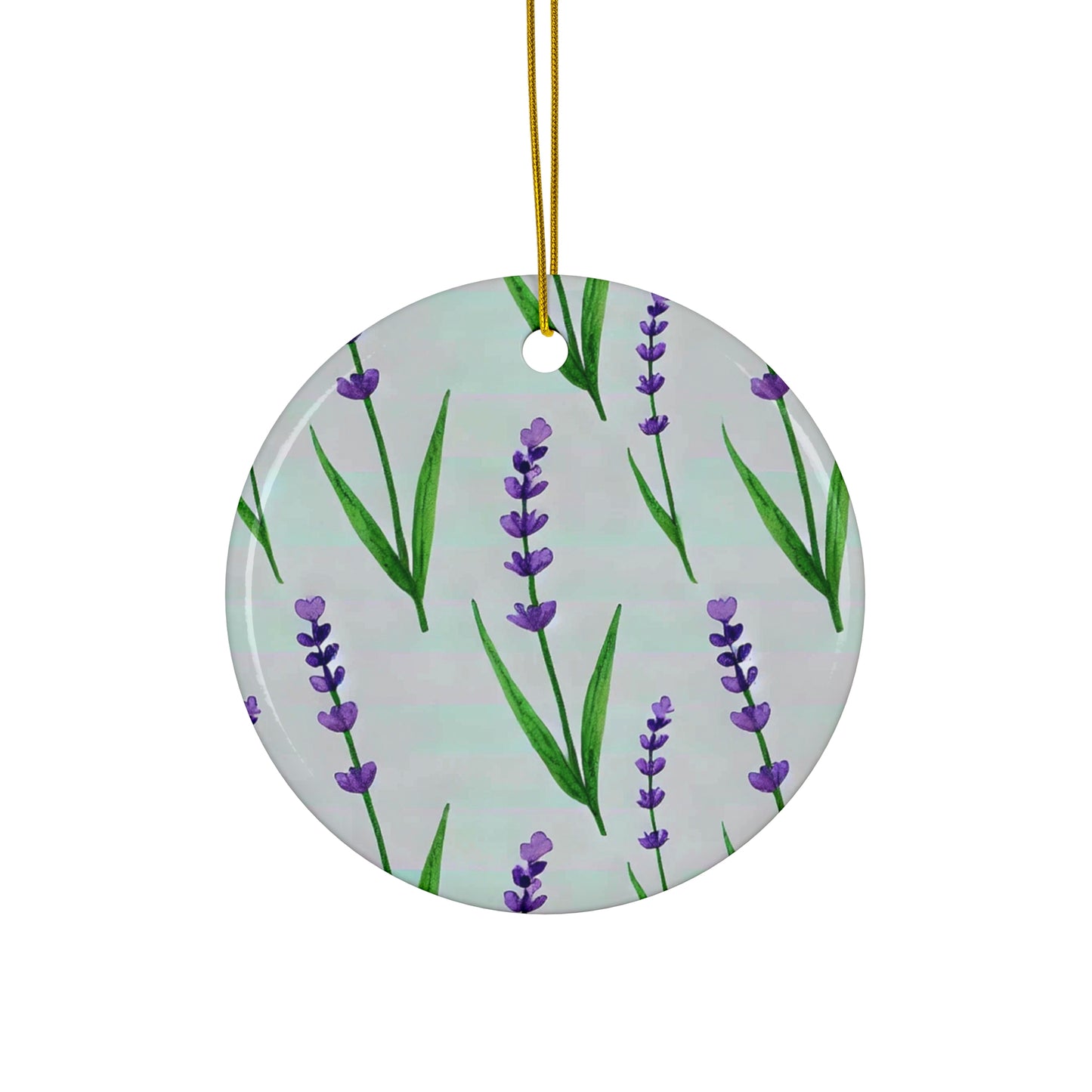 Ceramic Ornament - Lavender Breeze