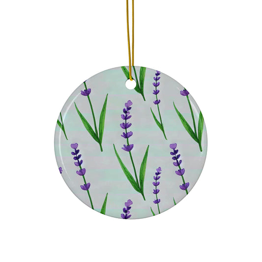 Ceramic Ornament - Lavender Breeze