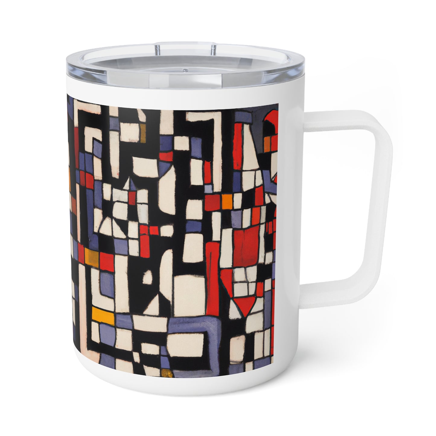 Modern Blocks Insulated Coffee Mug, 10oz