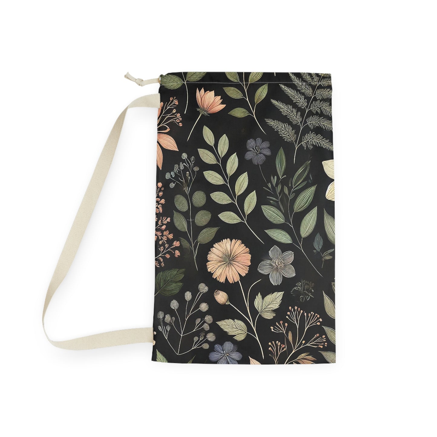 Floral Laundry Bag - Stylish Utility for Home or Travel