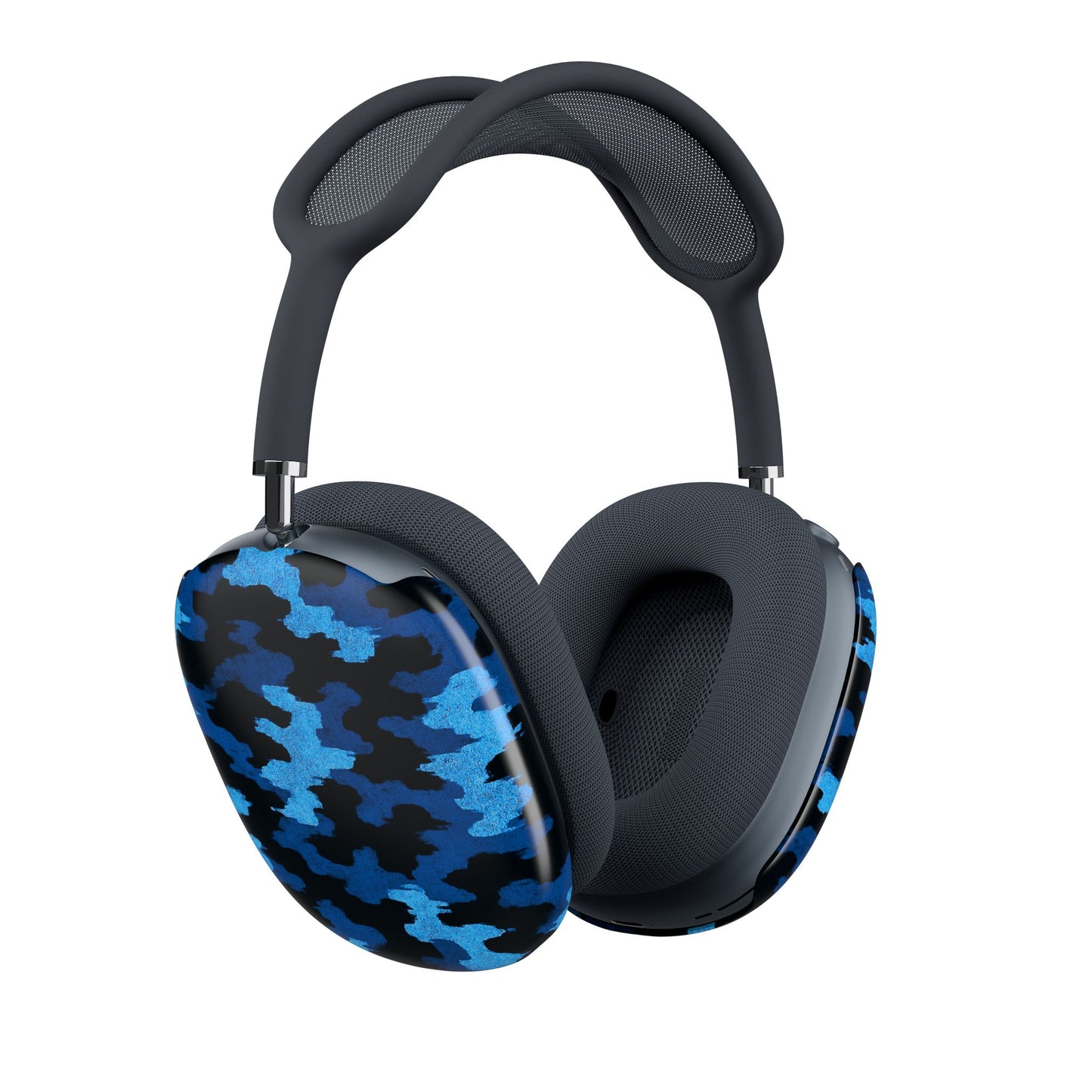 Blue Camo AirPod Max Case — Protective Printed Headphone Covers