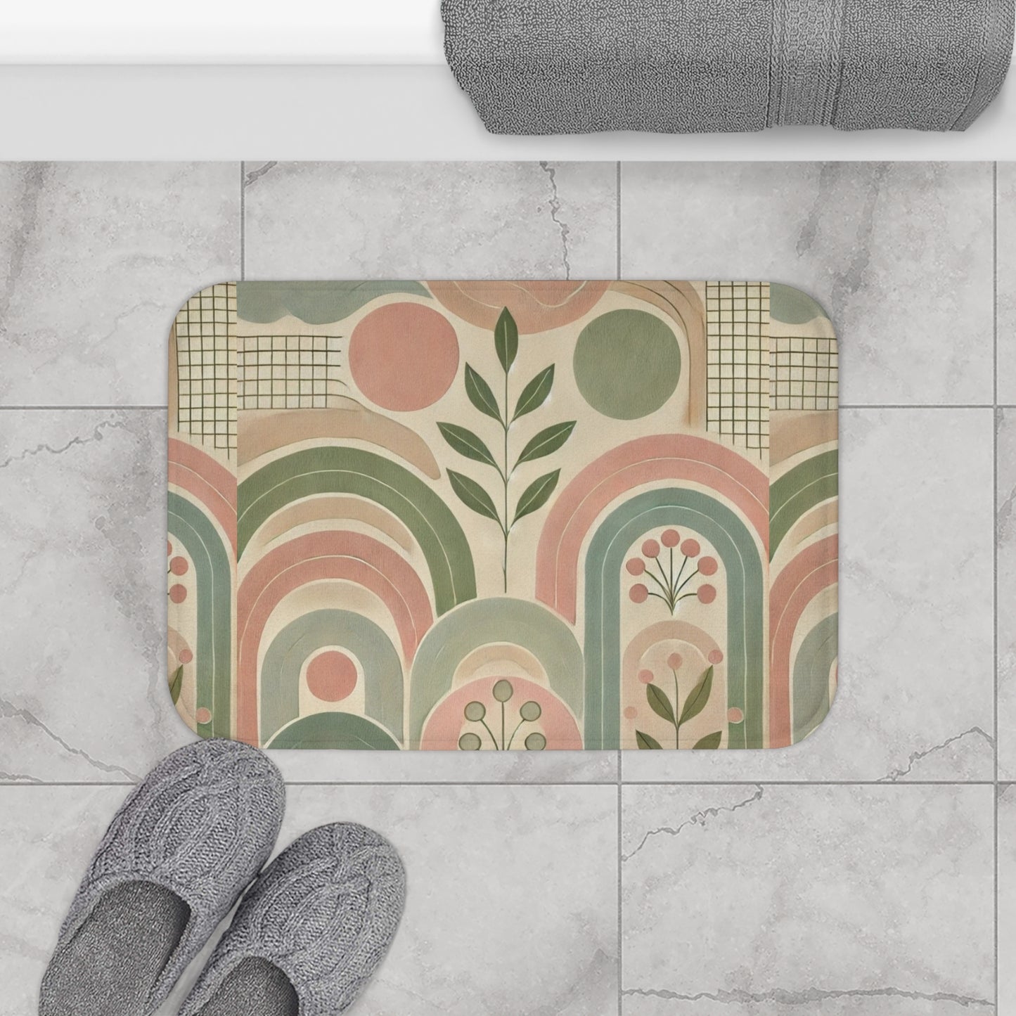 XBotanical Arches Bath Mat