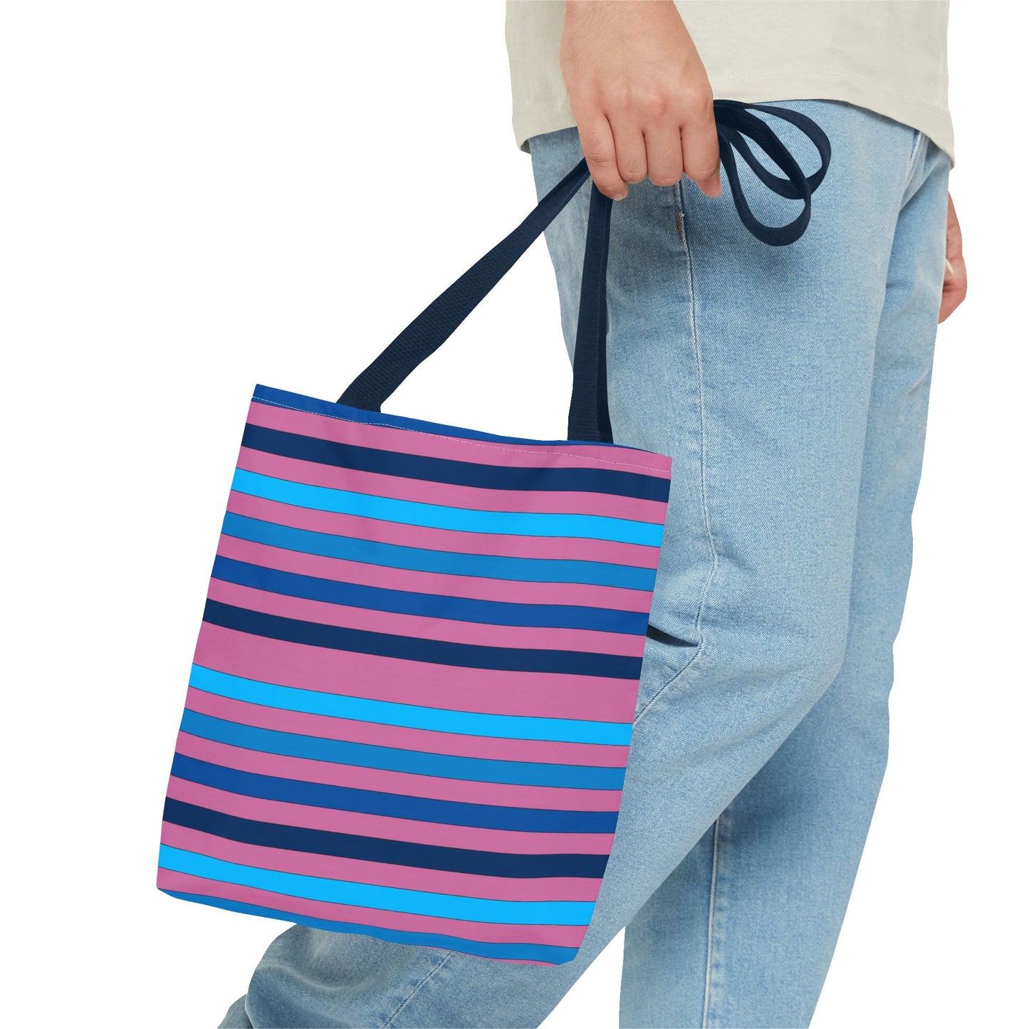 Pink/Blue Tote Bag