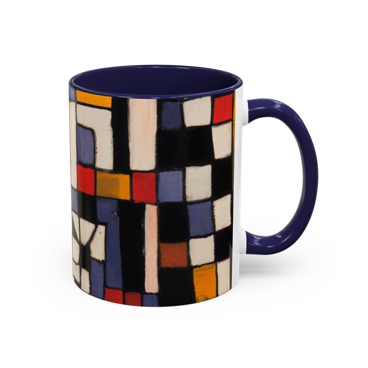 Modern Blocks Accent Coffee Mug, 11oz