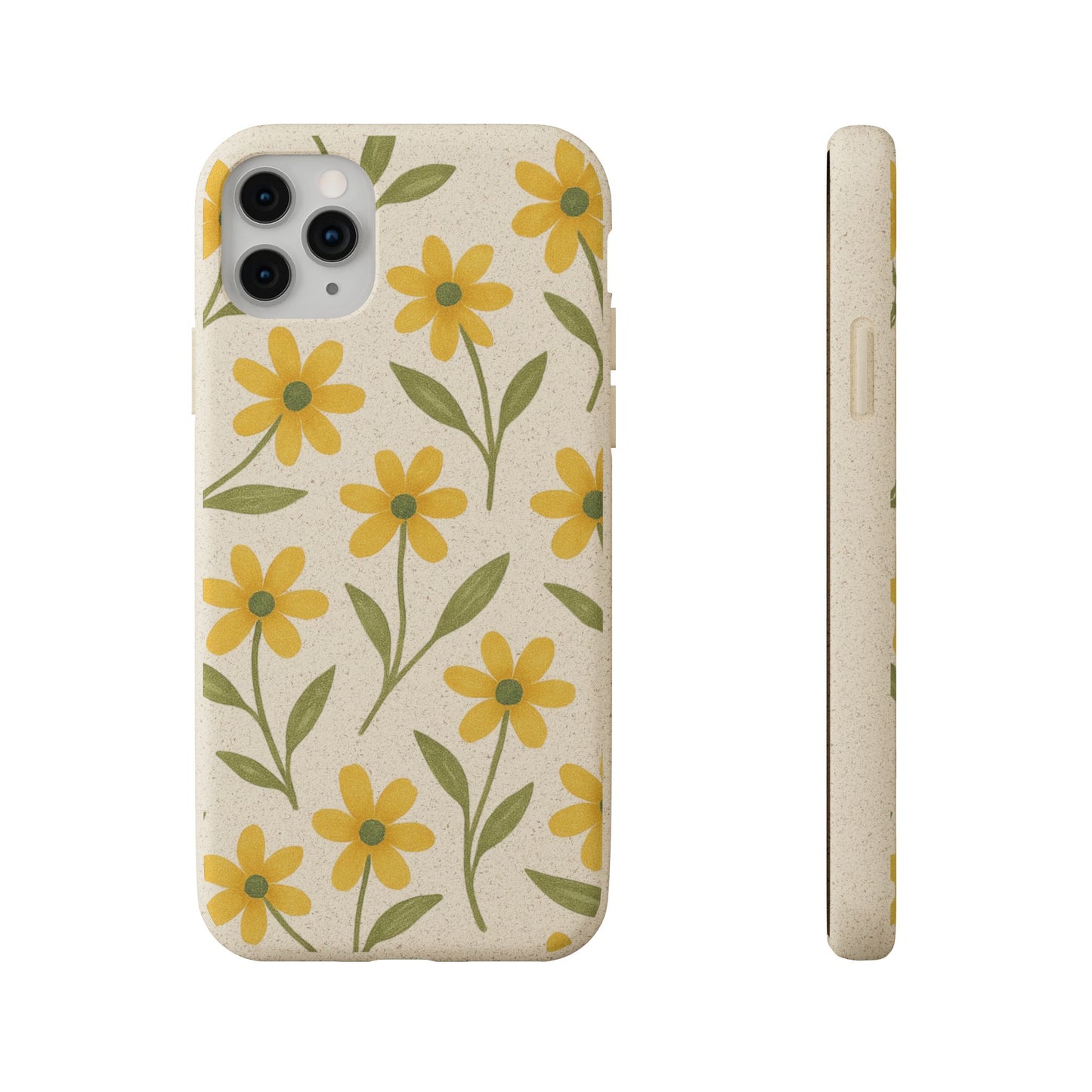 Meadow Bloom Biodegradable Phone Case - Marigold