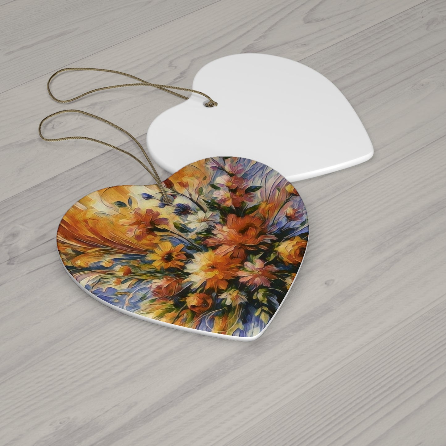 Ceramic Ornament, 4 Shapes