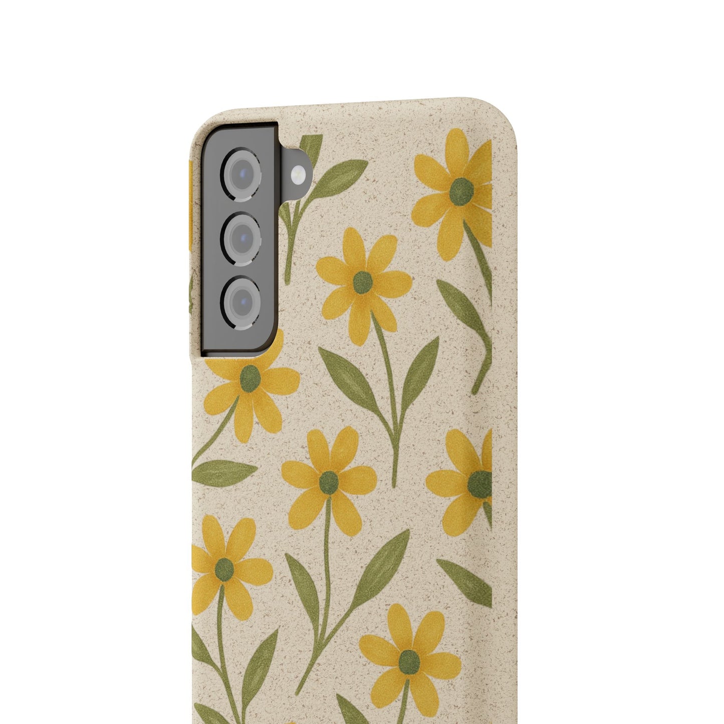 Meadow Bloom Biodegradable Phone Case - Marigold