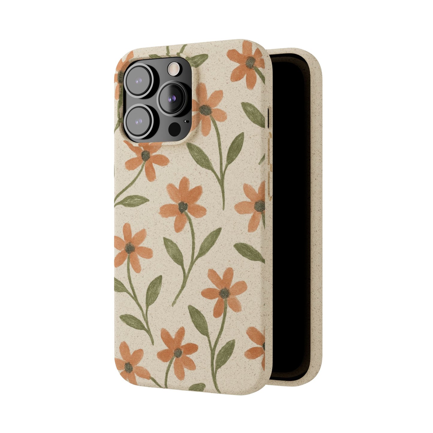 Floral Phone Case - Biodegradable Protective Cover