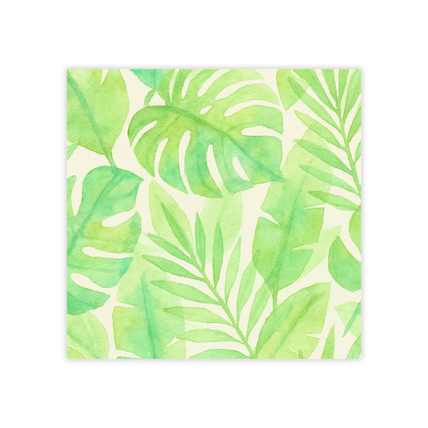 Tropical Leaf Post-it® Note Pads - Eco-Friendly Stationery for Nature Lovers