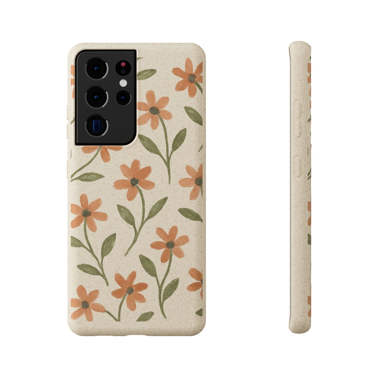Floral Phone Case - Biodegradable Protective Cover
