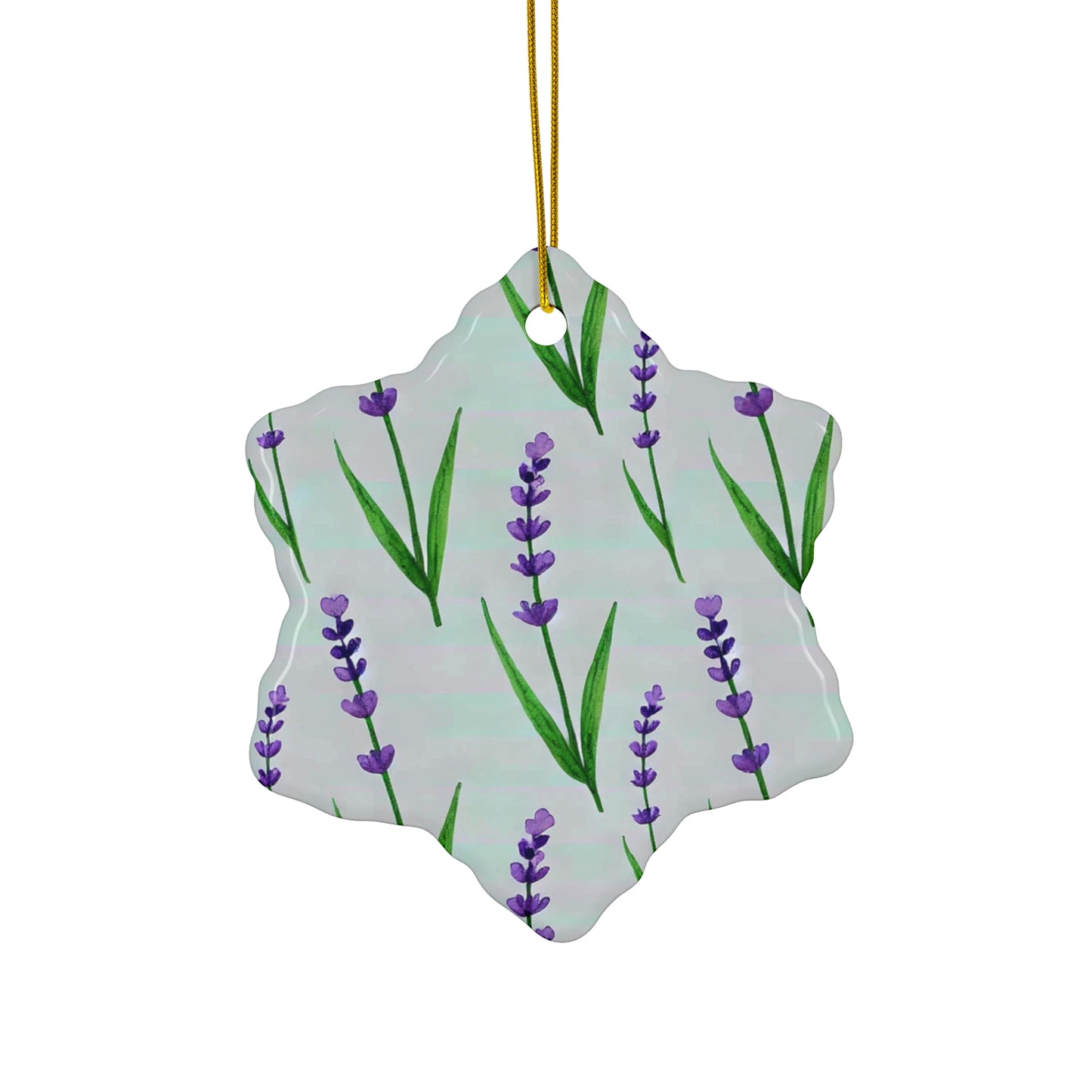 Ceramic Ornament - Lavender Breeze