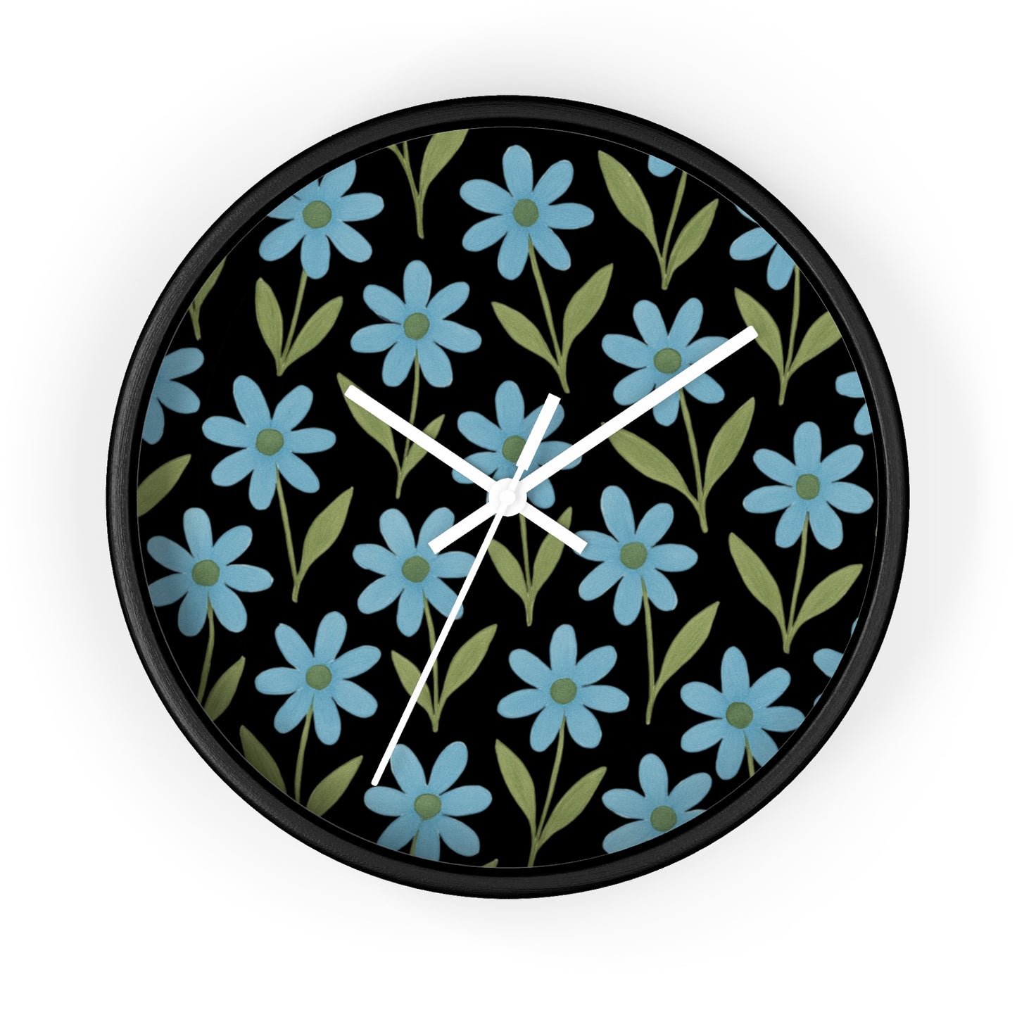 Meadow Bloom - Wall Clock - Bluebell