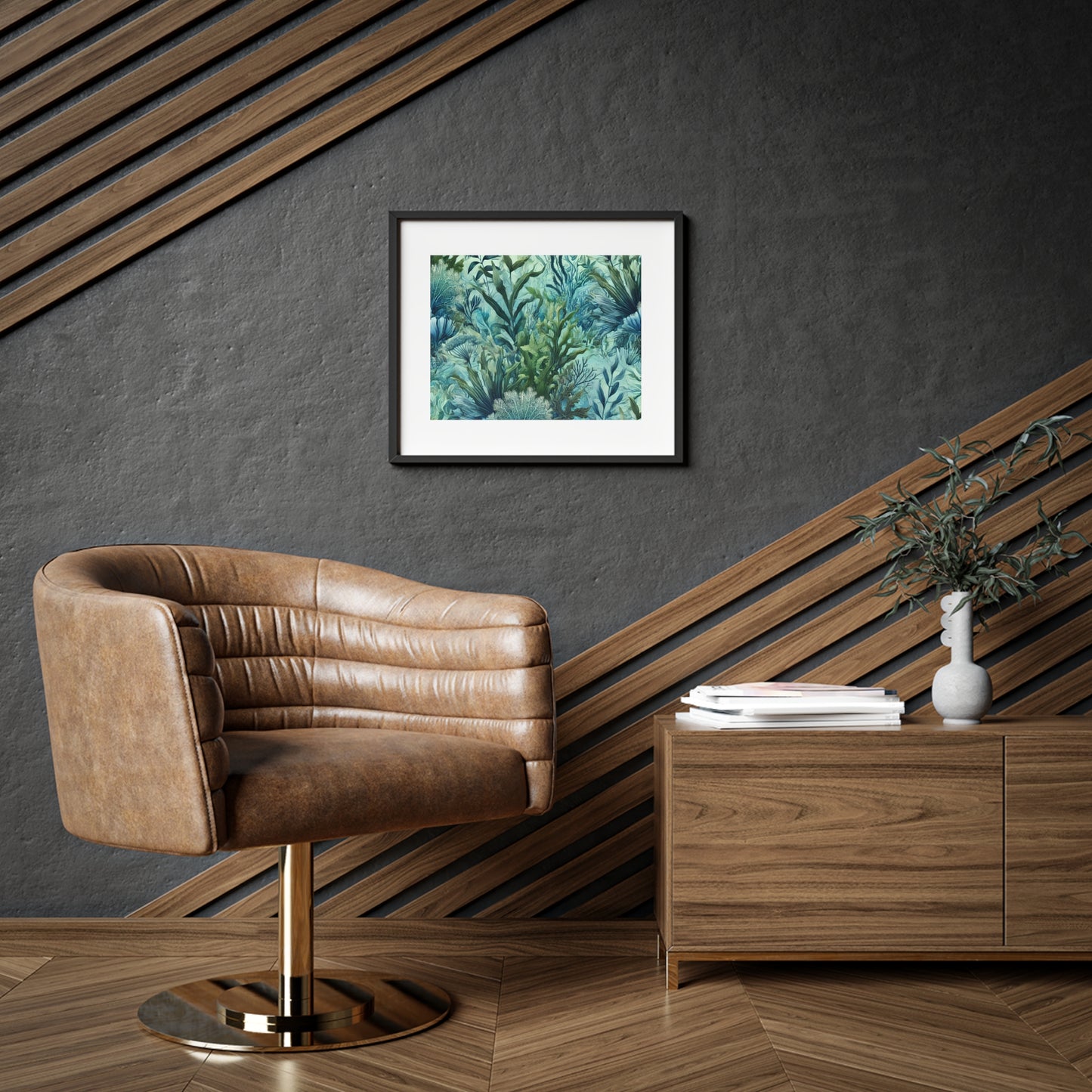 Framed Poster - Matte Finish Art for Coastal Decor