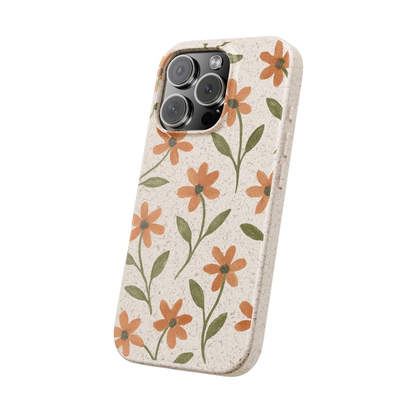 Floral Phone Case - Biodegradable Protective Cover