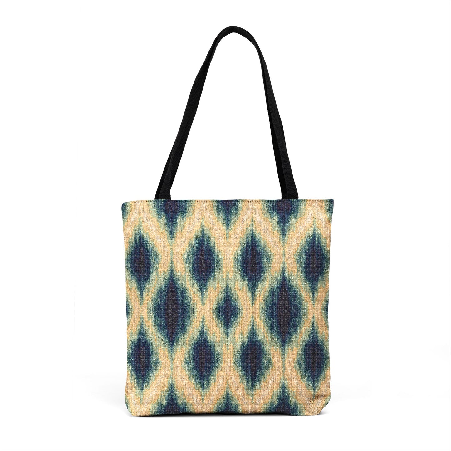 Coastal Lantern Ikat Woven Tote