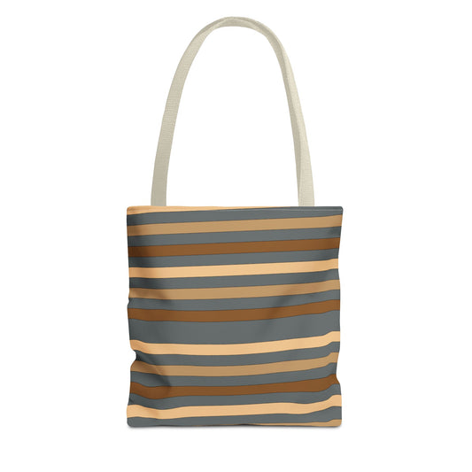 Grey/Brown Tote Bag
