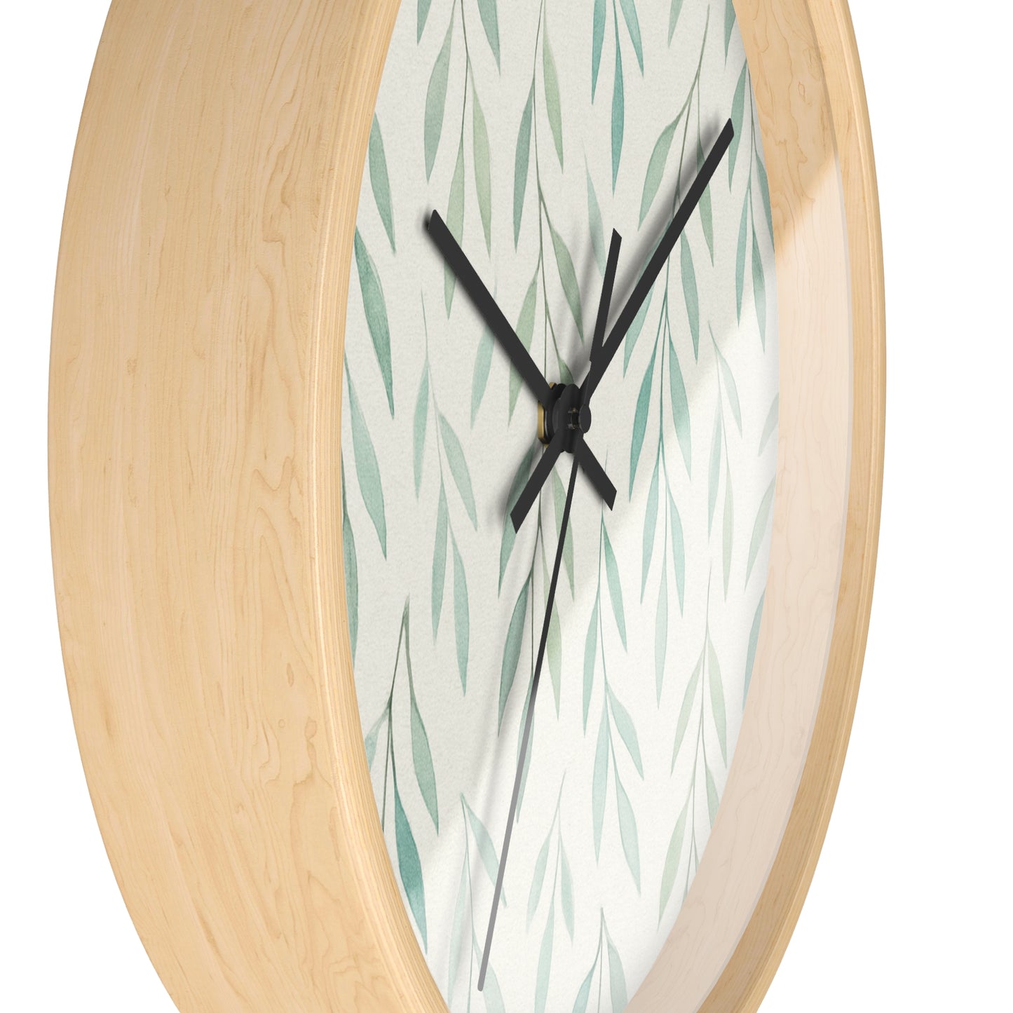 Botanical Leaf Wall Clock – Nature-inspired Home Decor