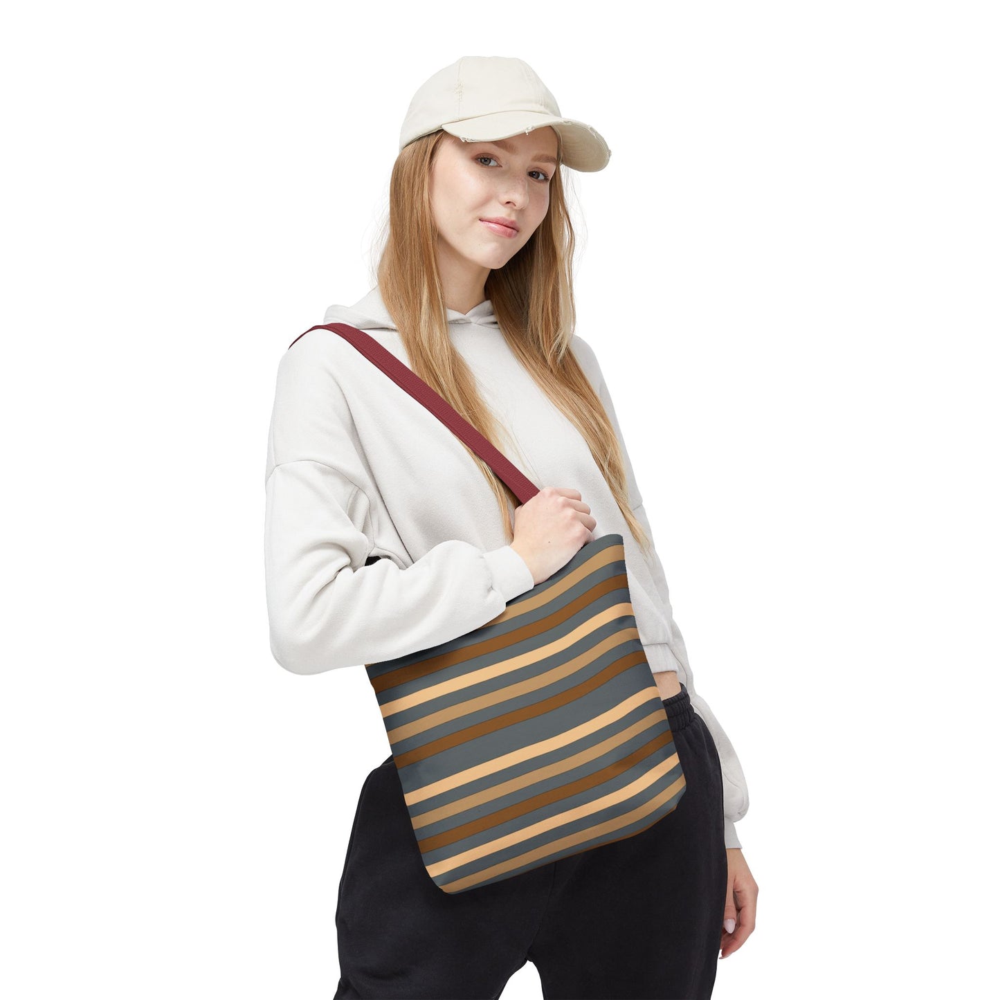 Grey/Brown Tote Bag