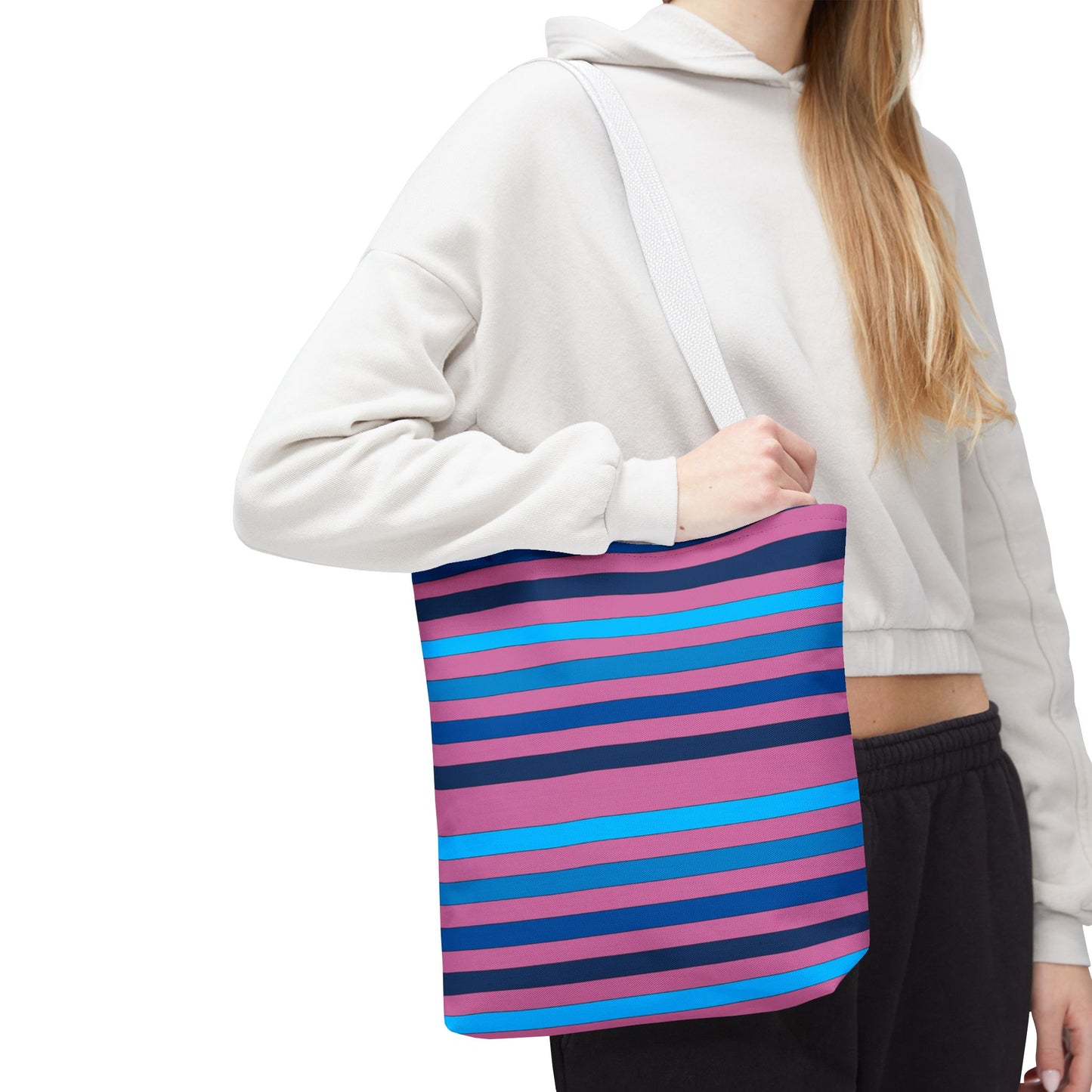 Pink/Blue Tote Bag