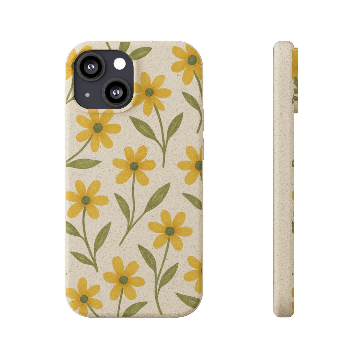 Meadow Bloom Biodegradable Phone Case - Marigold