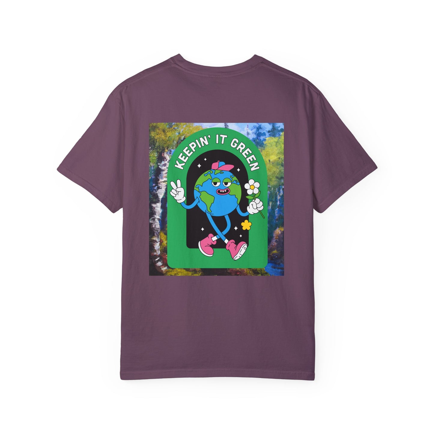 Unisex Garment-Dyed T-shirt - Think Green