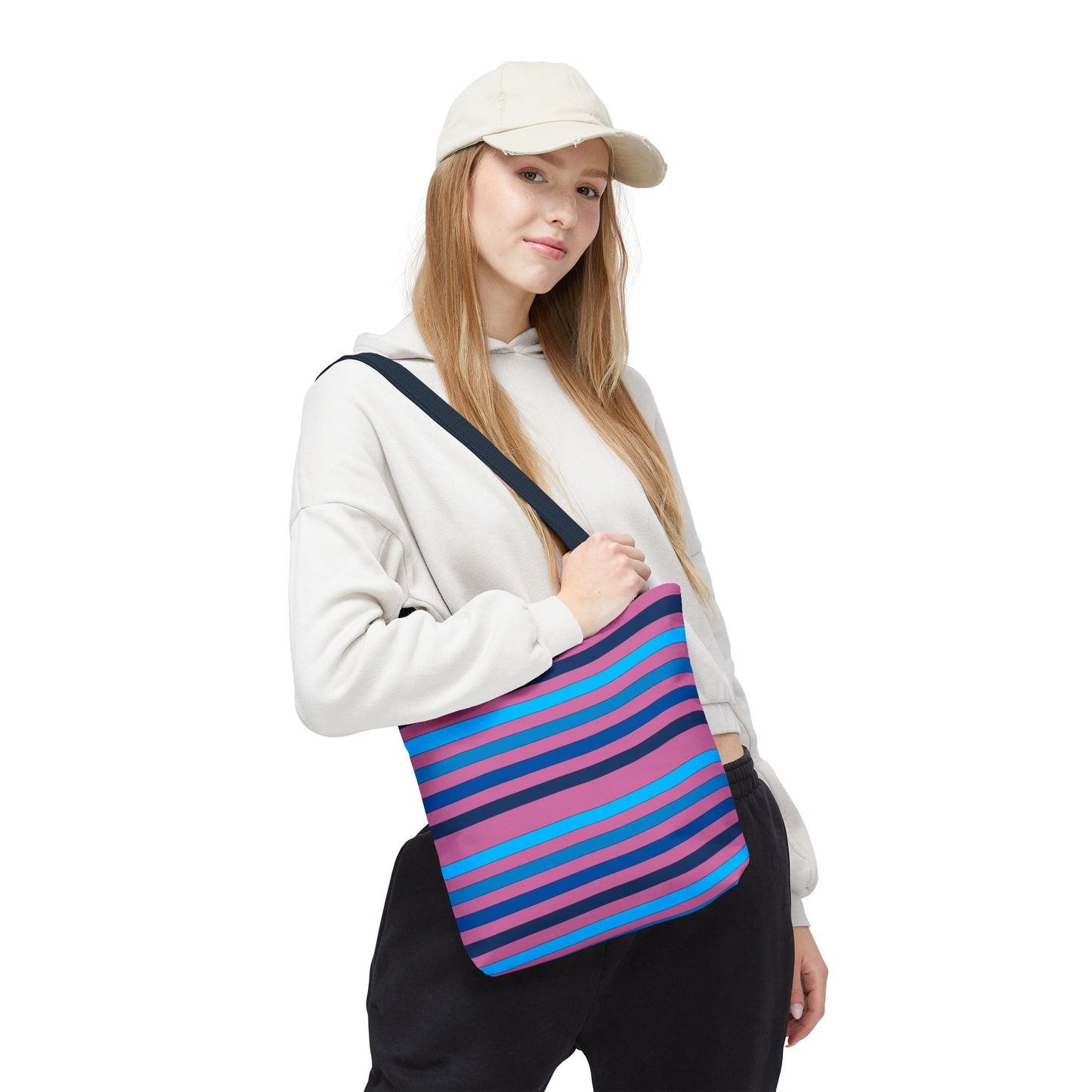 Pink/Blue Tote Bag
