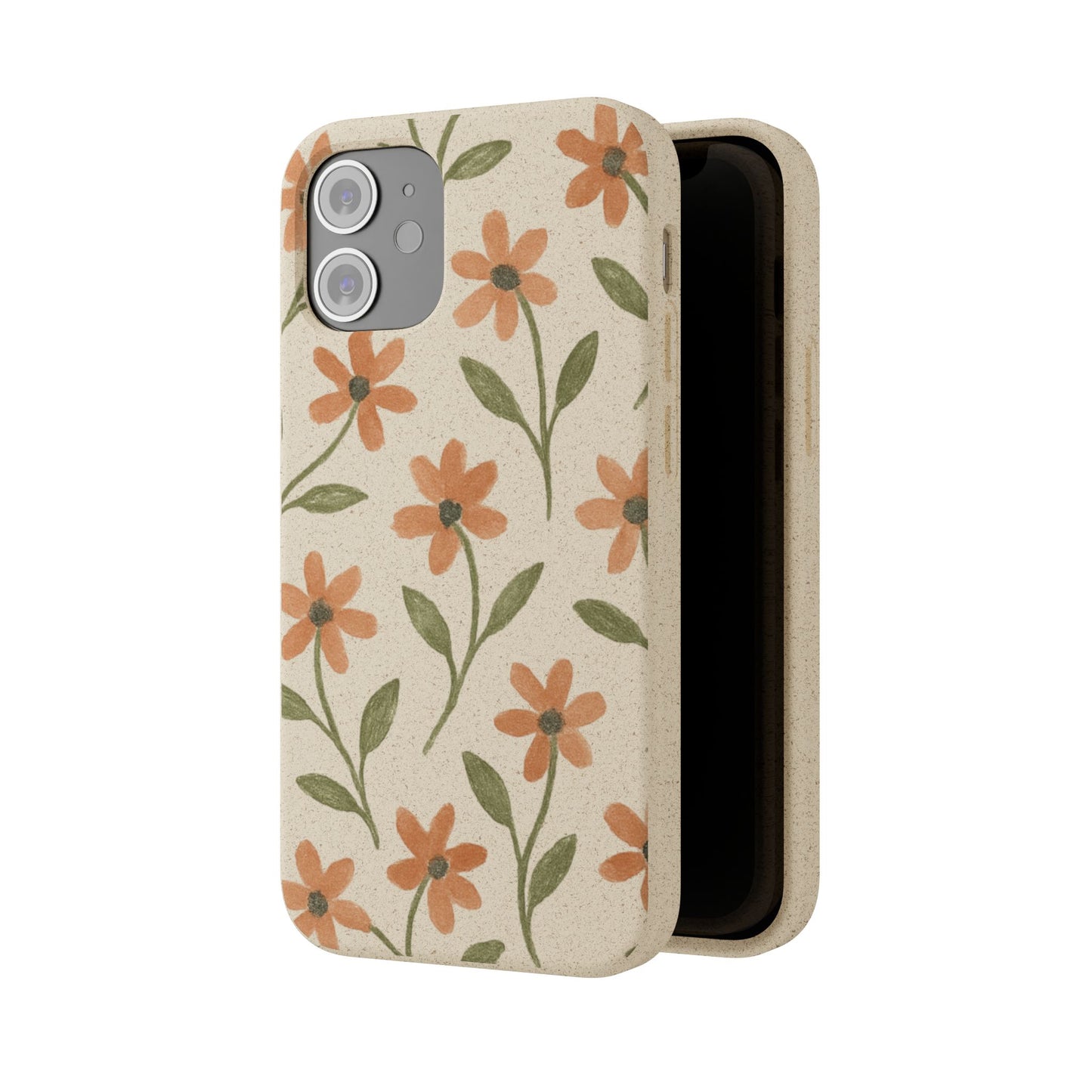 Floral Phone Case - Biodegradable Protective Cover