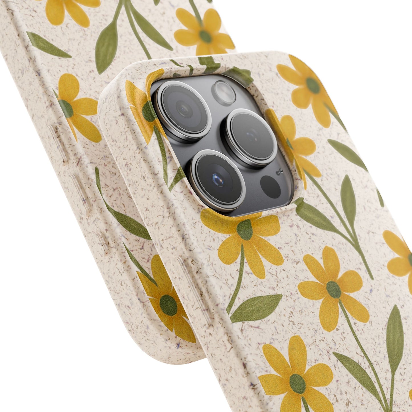 Meadow Bloom Biodegradable Phone Case - Marigold