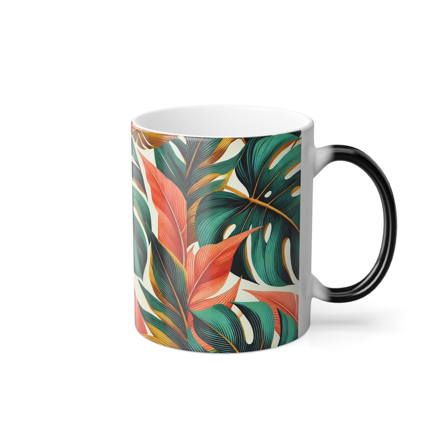 Tropical Leaf Color Morphing Mug - 11oz