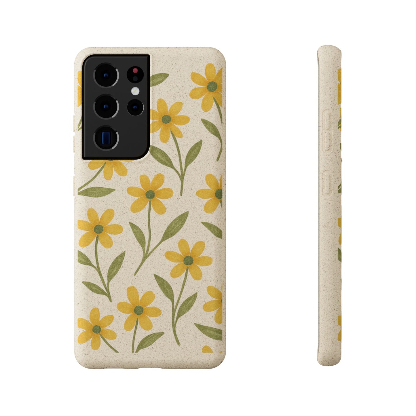 Meadow Bloom Biodegradable Phone Case - Marigold