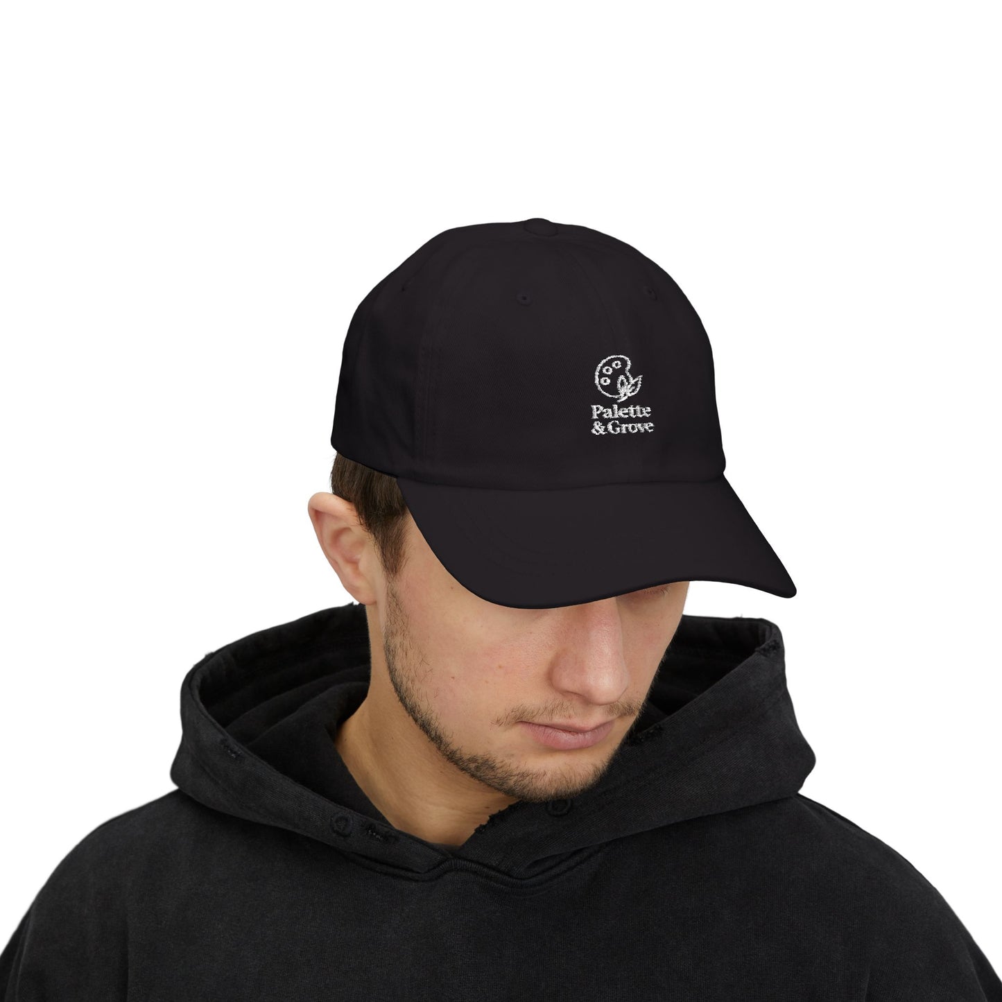 Palette & Grove White Logo Classic Dad Cap